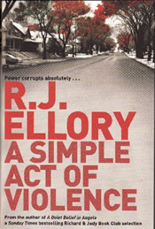 Jacket for 'A Simple Act of Violence'
