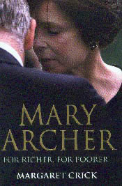 Jacket for 'Mary Archer, For Richer, For Poorer'