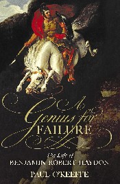 Jacket for 'A Genius for Failure: The Life of Benjamin Robert Haydon'