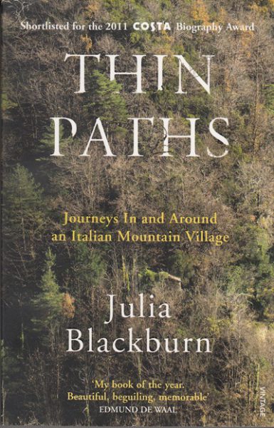Jacket for 'Thin Paths. Journeys in and Around an Italian Mountain Village'