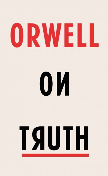 Jacket for 'Orwell on Truth'