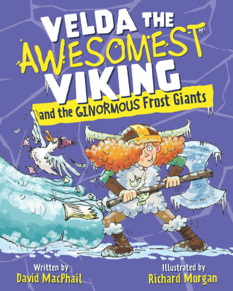 Jacket for 'Velda the Awesomest Viking and the Ginormous Frost Giants'
