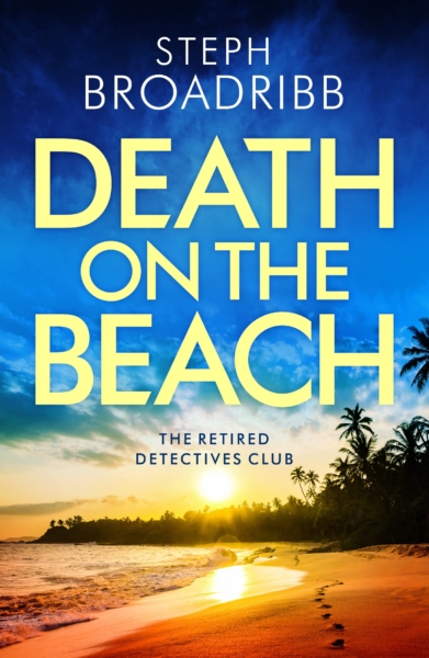 Jacket for 'Death on the Beach'